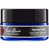 Jack Black Supreme Cream Triple Cushion Shave Lather with Macadamia Nut Oil & Soy, 236 ml