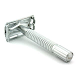 Timor 1320 Matt-Chrome Butterfly Safety Razor 80 mm, with 10 Blades