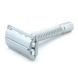 Timor 1320 Matt-Chrome Butterfly Safety Razor 80 mm, with 10 Blades