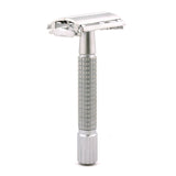 Timor 1320 Matt-Chrome Butterfly Safety Razor 80 mm, with 10 Blades