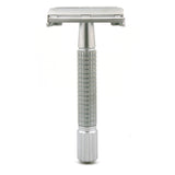 Timor 1320 Matt-Chrome Butterfly Safety Razor 80 mm, with 10 Blades