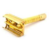 Timor 1323 Butterfly Gold Plated Safety Razor with 10 Blades