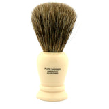 Vulfix 2197 Pure Badger, Imitation Ivory Handle Shaving Brush