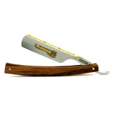 Timor "Solingen-Crest" 6/8" Straight Razor, Marblewood Handle