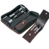 DOVO Safety Razor, Klipette & Manicure Set, Cowhide Leather