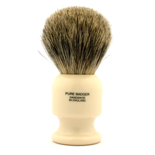 Vulfix 405 Pure Badger, Strand, Imitation Ivory Handle Shaving Brush