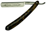 Timor "Special" 5/8 Straight Razor, Tortoise Brown/Beige Celluloid Scale