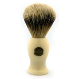 Vulfix 660SL, Super Badger Large Shaving Brush, Imitation Ivory Handle