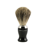 Edwin Jagger Shaving Brush, Pure Badger, Imitation Ebony Handle