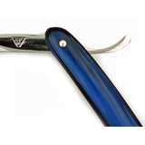 Wapienica SFK 9/16" Straight Razor, Ocean Blue Scale (Clearance)