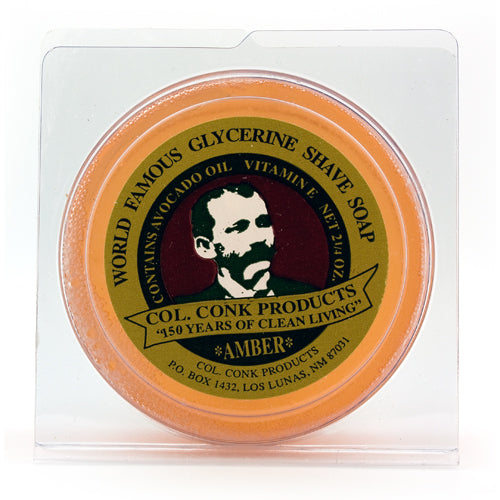 Col. Conk Amber Glycerin Shave Soap