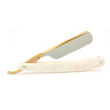 DOVO "Bismarck" 6/8" Acrylic Pearl Handle Straight Razor