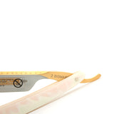 DOVO "Bismarck" 6/8" Acrylic Pearl Handle Straight Razor