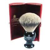 Kent BLK8 Pure Silver Tip Badger Shaving Brush, Large, Black