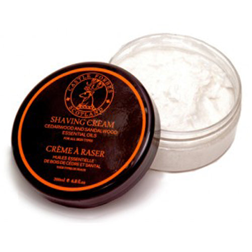 Castle Forbes Cedarwood and Sandalwood Essential Oil Shaving Cream, 200ml