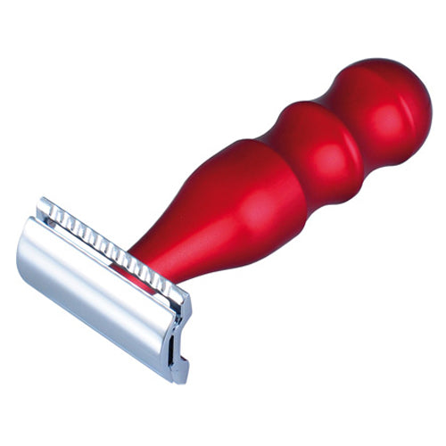 MERKUR Chunky Safety Razor with Red Handle