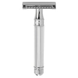 Edwin Jagger Safety Razor, Octagonal Handle, Chrome Plated