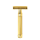 Edwin Jagger Safety Razor, Barley, Gold Plated