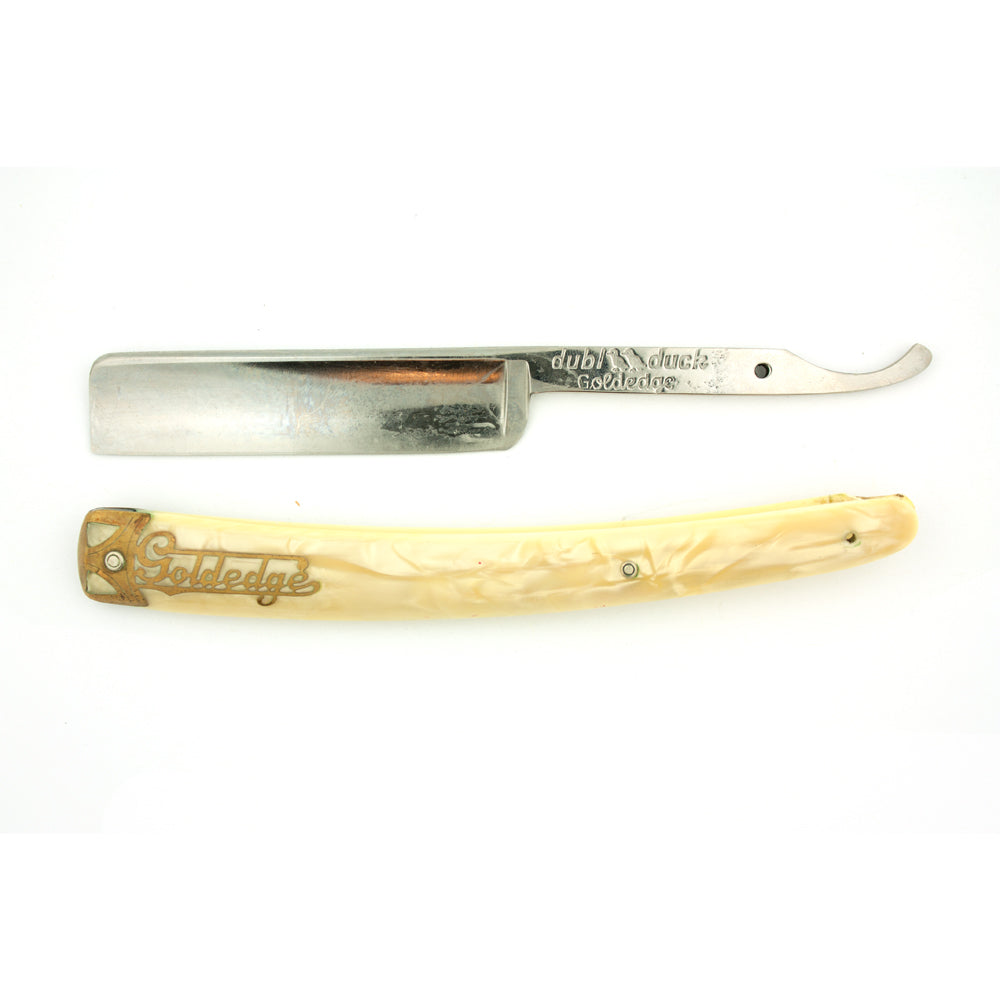Dubl Duck "Goldedge" 11/16" Vintage Straight Razor