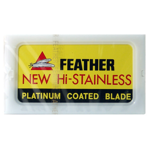 Feather Hi-Stainless Double Edge Blades (10 Blades)