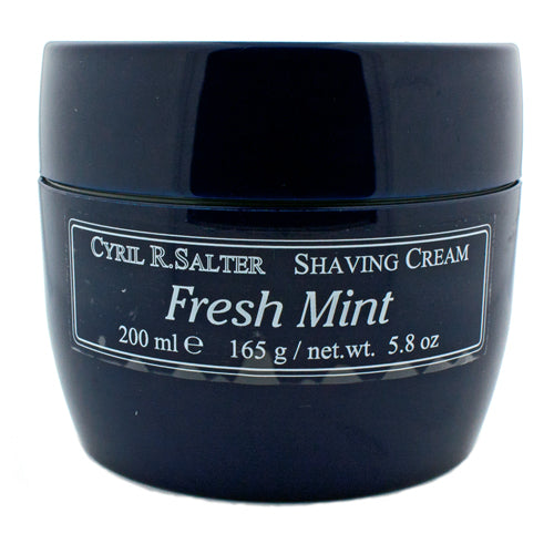 Cyril R Salter Fresh Mint Luxury Shaving Cream 165 g
