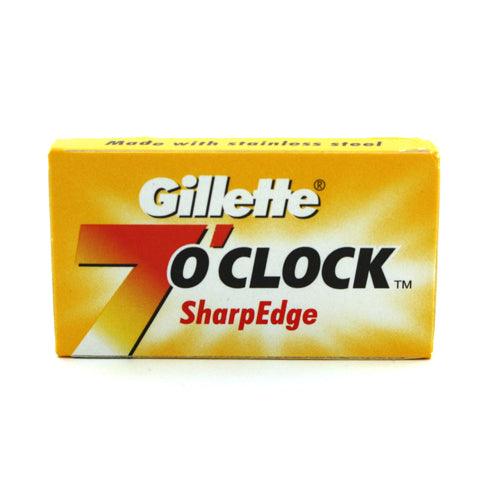 Gillette 7 O'Clock SharpEdge Double Edge Razor Blades