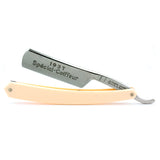 Thiers-Issard "Special Coiffeur" 6/8" White Plastic Straight Razor