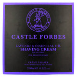 Castle Forbes Lavender Essential Oil Shaving Cream, 200ml