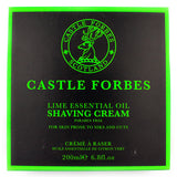 Castle Forbes Lime Essential Oil Shaving Cream, 200ml
