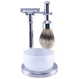 MERKUR Futur 4-Piece Shaving Set, Polished Chrome