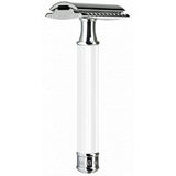 Muhle Traditional Safety Razor, Imitation Ivory Handle, Closed Comb
