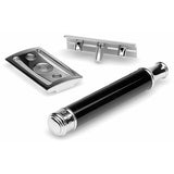 Muhle Traditional DE Razor, Imitation Ebony Handle, Closed Comb