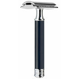 Muhle Traditional DE Razor, Imitation Ebony Handle, Closed Comb