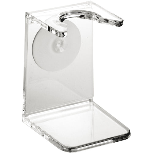 Edwin Jagger Clear Plastic Brush Drip Stand, Small Neck
