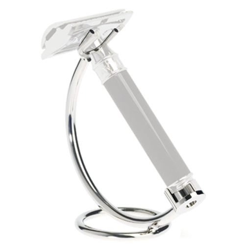 Edwin Jagger Double Edge Safety Razor Stand, Chrome Plated