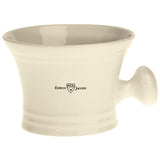 Edwin Jagger Ivory Porcelain Shaving Soap Mug with Handle