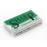 SHARP Stainless Double Edge Safety Razor Blades