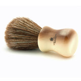Vie-Long Brown Horse Hair, Acrylic Ivory & Brown Shaving Brush